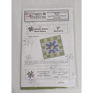Mini Quilt Kit or Quilt Block by Country Traditions